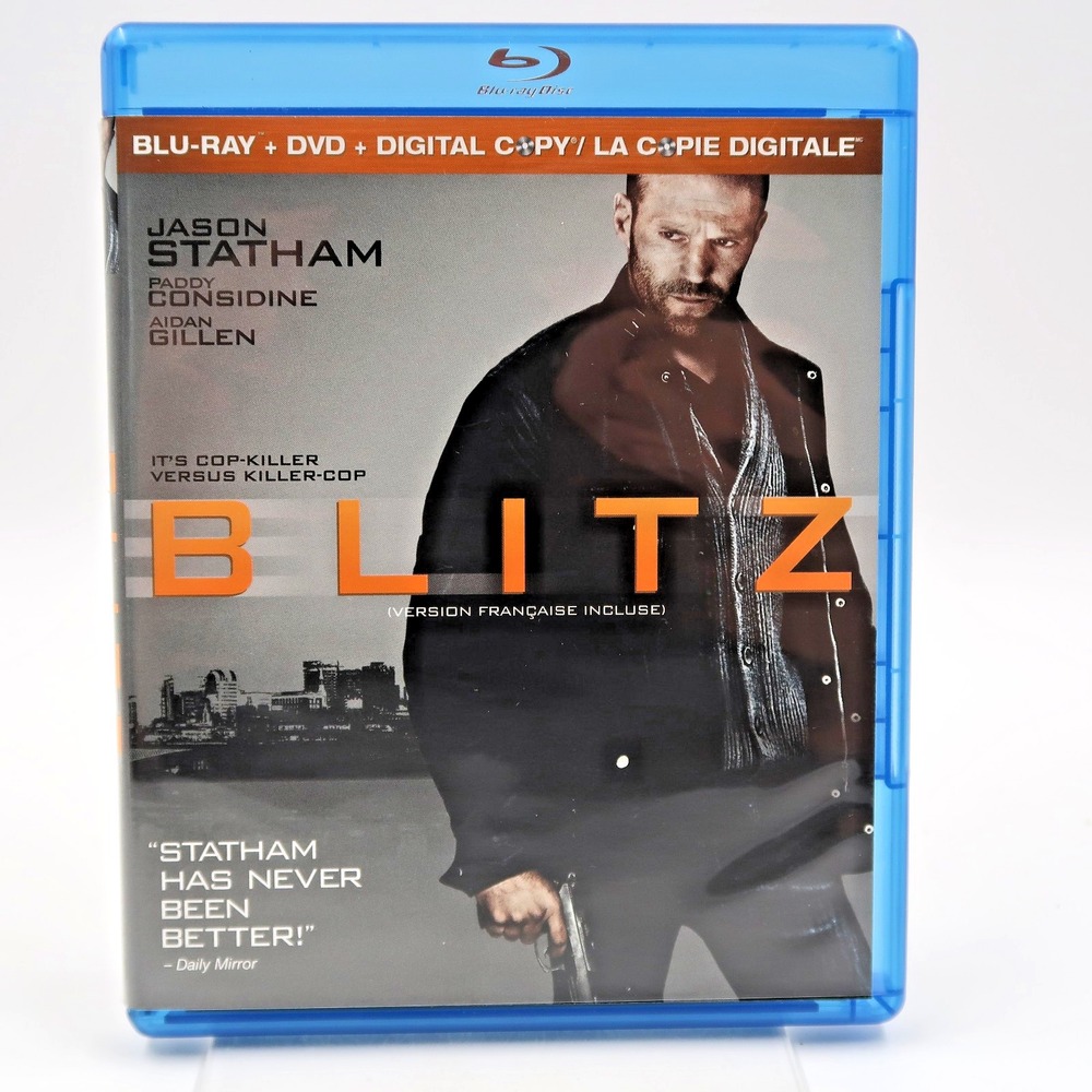 Blitz Blu-ray DVD 2011 Jason Statham Paddy Considine Aidan Gillen Action Movie